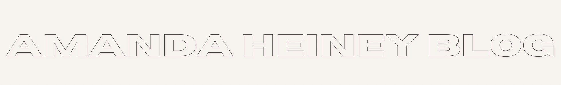Amanda Heiney Blog